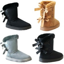 Girls Winter Boots Faux Fur