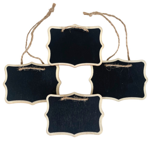 Wooden chalkboard message - wooden,