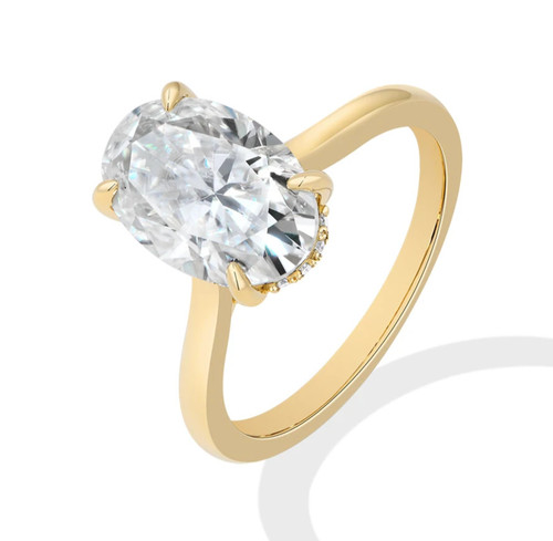 5ct oval cut lab created - oval, lab‑created