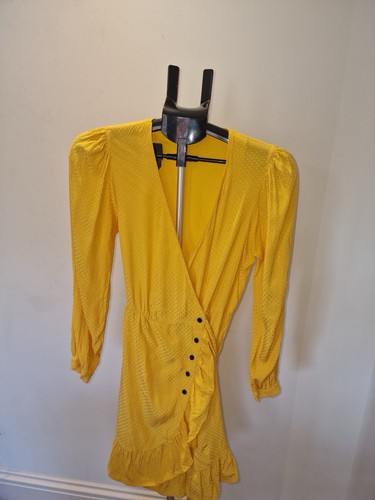 Maje yellow jacquard polka - yellow,