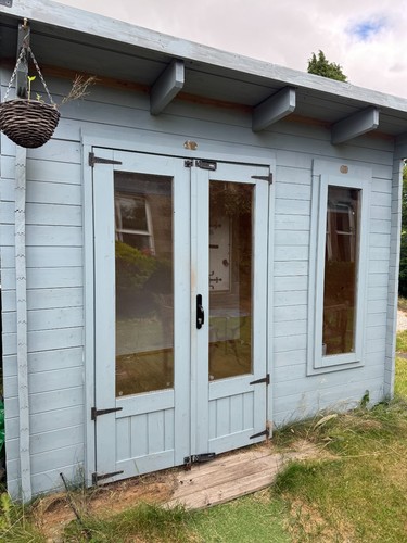 Garden office building with - garden,