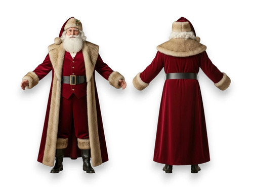 Deluxe santa claus costume - deluxe,