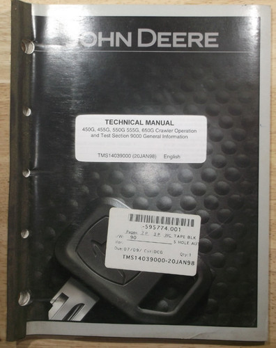 John deere 450g 455g 550g - john,