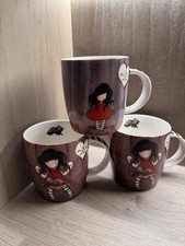 Santoro Gorjuss Mug Lot – Poppy Wood & Ruby Swing Designs – Set of 3
