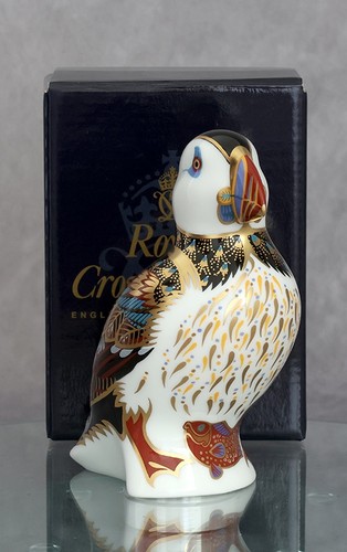 Royal crown derby puffin - crown,