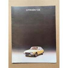 CITROEN GS BROCHURE 1976