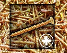 Professional woodscrew yellow - woodscrew,
