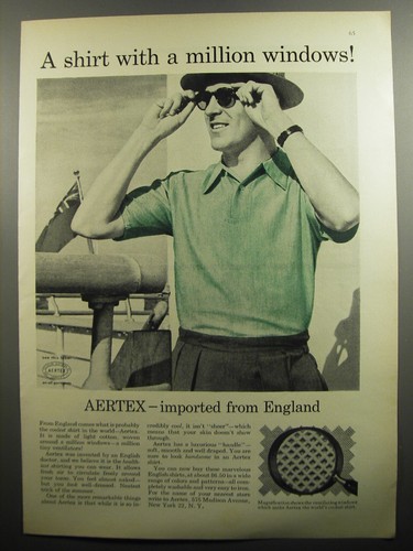 1951 aertex shirts - 1951, ad