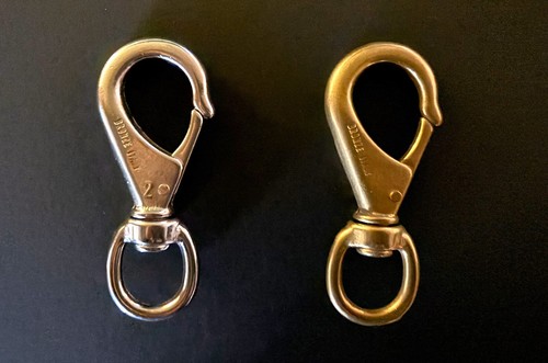 Snap hook with swivel - swivel, eye