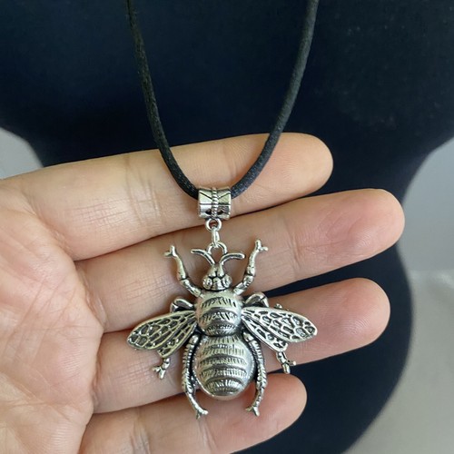 Bee bumblebee tibetan silver - a,