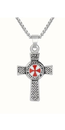 Celtic knot templer cross - celtic,