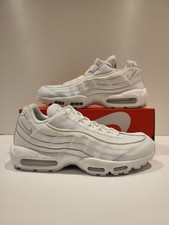 Nike Air Max 95 Triple White Grey Fog/White UK12 US13 HALF BOX