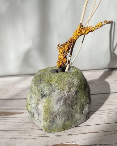 Handmade mossy stone - handmade,