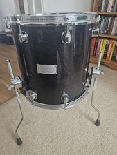 Mapex Saturn 14" x 14" Floor Tom In Transparent Black - Series 3 Saturn