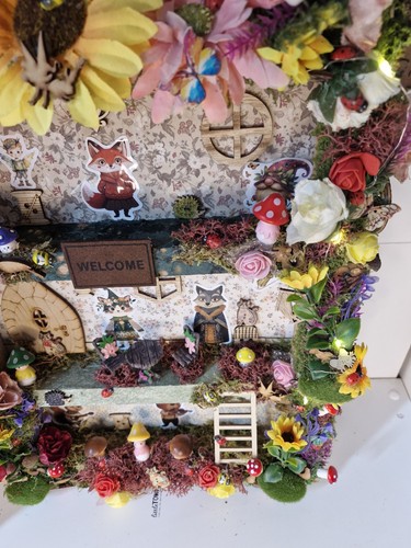 Fairy woodland hose shadow box - woodland,