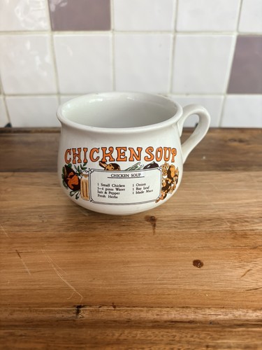 Retro vintage chicken soup - retro,