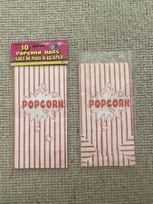 15 Popcorn Paper Bags Birthday Movie Night Party Supplies Treat Bags