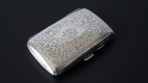 Antique cigarette case - antique,