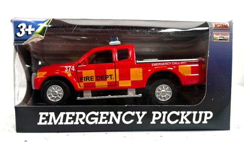 Emergency pickup vehicle - emergency, fire