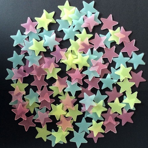 Glowing stars wall decal - wall, self