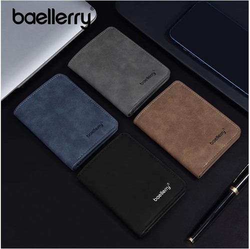Mens leather wallet rfid safe - leather,
