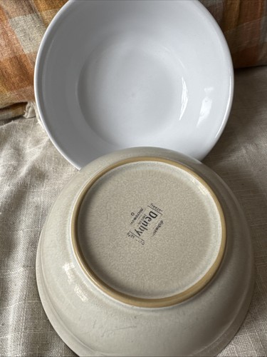 Used denby linen cereal - linen, cereal/