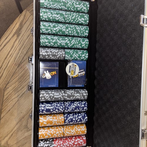 Sportnow 500 piece poker chips - 500-piece,