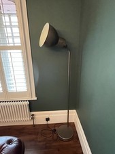 IKEA HEKTAR Dark Grey Metal Floor Lamp