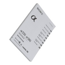 Sony a330 a380 Digital Manual