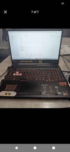 Gaming laptop asus tuf a15 - laptop, rtx