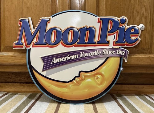 Moon pie sign marshmallow - moon,
