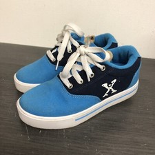 HEELEYS WHITE & BLUE Roller Skate Shoes Trainers - Hardly Used