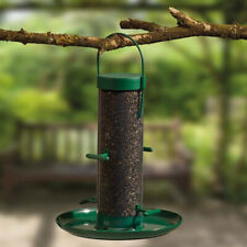 Supa Wild Bird Feeder Hanging Niger Seed Holder 4/6 Port Tray & Lid Happy Beaks