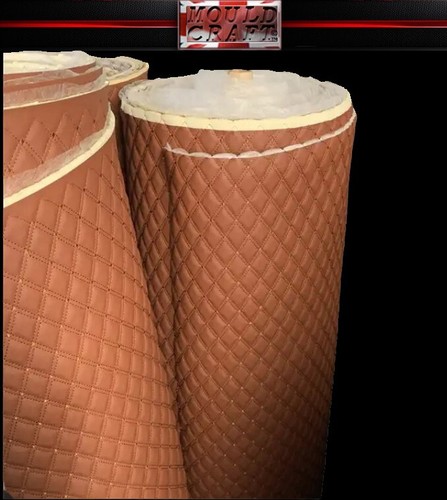 Diamond quilted faux - quilted, leather
