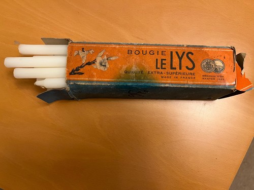 Vintage bougie lys - bougie, le