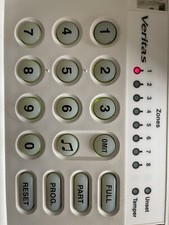 Texecom Veritas Burglar Alarm Remote LED Keypad R8 Alarm