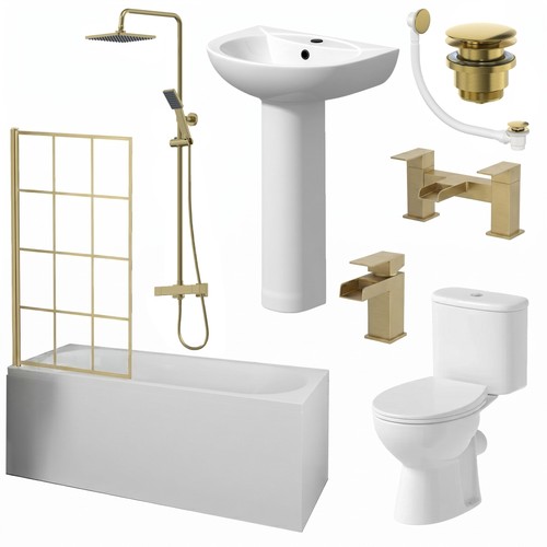 Complete bathroom suite - complete,