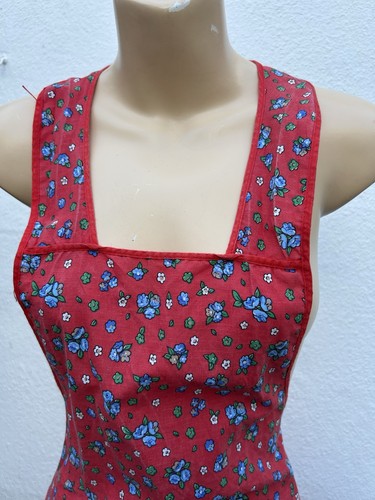 Vintage red pure cotton retro - cotton,