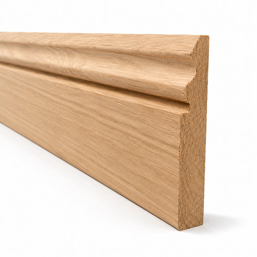 Solid oak ogee skirting - skirting, board