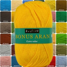 Hayfield Sirdar Bonus Aran 100g Acrylic Knitting Yarn