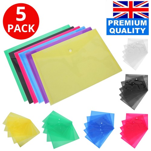 Plastic wallets stud - 5, a4