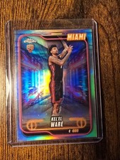Kel'el Ware Rookie Refractor Miami Heat Topps Chrome Basketball 2025