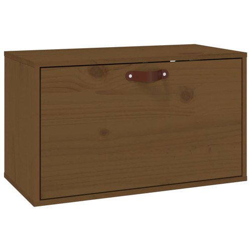 Solid wood pine wall cabinet - pine,