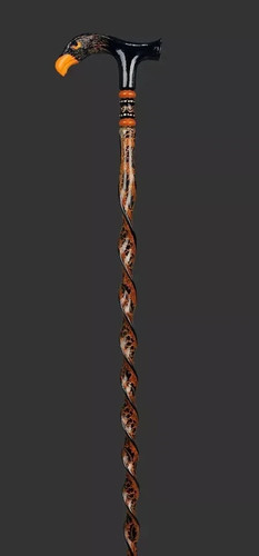 Wooden walking stick hand - stick,