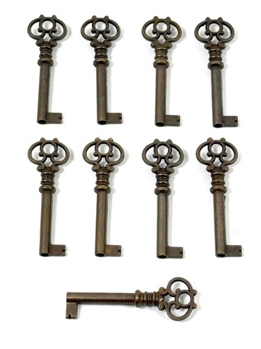 Job lot antique - 9x, brass