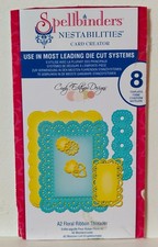 Spellbinders Dies - Nestabilities - A2 Floral Ribbon Threader
