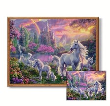 UNICORN WORLD STAMPED CROSS