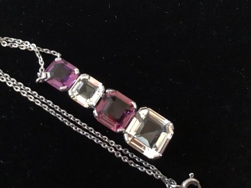 Antique art deco - art, amethyst