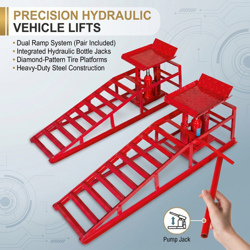 Hydraulic car ramps - ramps, 4