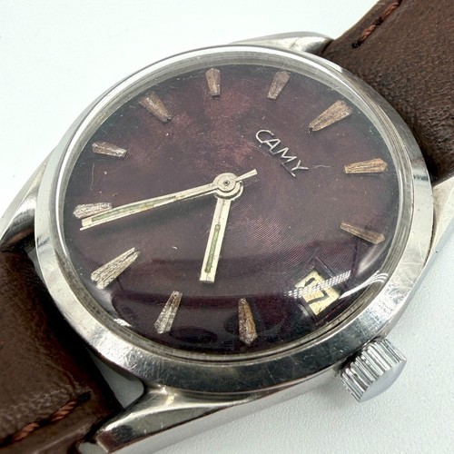 Vintage camy manual wind watch - vintage,